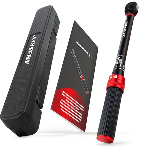 HASKYY Drehmomentschlüssel 1/4 10-50Nm Fahrrad Motor Motorrad Quad Drehmoment Ratsche Knarre Schlüssel