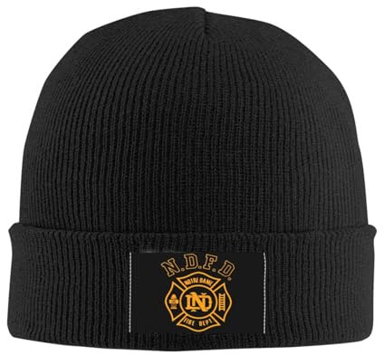 Winter Beanie Mütze Feuerwehr Notre Dame Beanie Winter Mütze Warme, Einstellbare Strickmütze Winter Mütze Für Skating Herren Skifahren