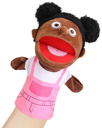 Familienpuppe für Vorschule, Handpuppen, Puppentheater-Shows, interaktives Theater zeigt Puppen und Puppen mit beweglichem Mund für Kinder