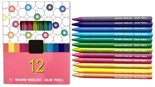 12 Farben Woodless Buntstift Künstlerbedarf Buntstift Zeichenstifte Zum Malen