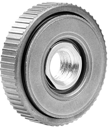 Écrou de serrage rapide pour meuleuse d'angle M14 - Écrou de serrage pour meuleuse d'angle - Changement de disque abrasif sans outils - Argenté