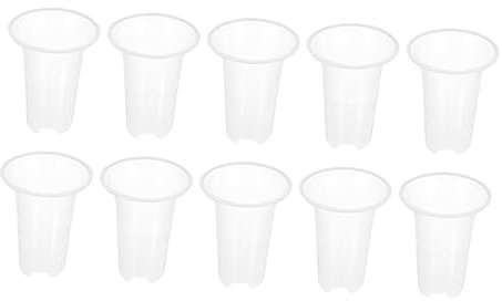 ibasenice 5piezas Maceta De Orquídeas Transpirable De Plástico Macetas para Orquídeas Diseño De De Plantas Suministros De Jardinería para Interiores y Exteriores