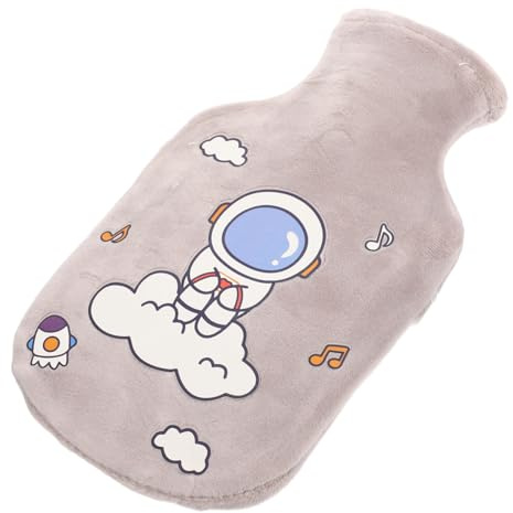 TOVINANNA Borsa d Acqua Calda in Peluche Portatile Design Cartoni Animati Scaldamani Invernale Fodera Removibile per Uso Casalingo Viaggio