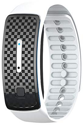 Braccialetto Antizanzare Regolabile, Repellente per Parassiti a Ultrasuoni, Braccialetto Antizanzare Ricaricabile Tramite USB 150H, Braccialetti Antizanzare, Braccialetto (Bianco)