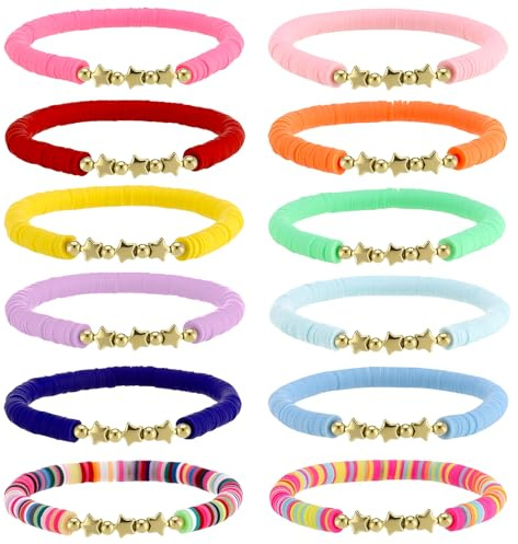 12 Pcs Friendship Bracelets For Girls, Party Bag Fillers For Kids Girls | Adjustable Bff Bracelets, Kids Bracelet, Best Friends Gift, Party Bag Bracelets