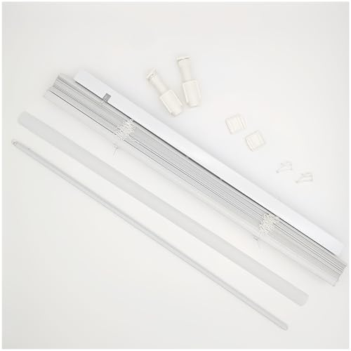 Aluminium Jalousie, Tür Fenster Rollo Jalousette, Ohne Bohren, onnenschutz and Sichtschutz, 25mm lamellen, Schnurlos, für Haus und Wohnung