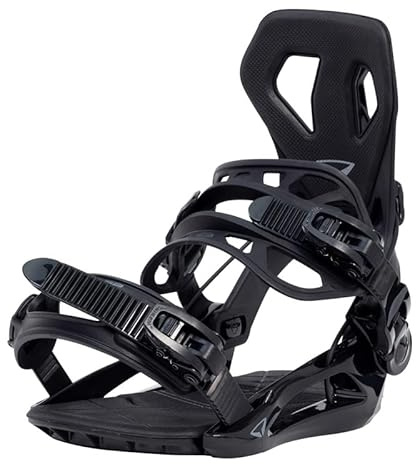 Fijaciones Snowboard Automáticas SP Base+ Medida S 36-39 EU (5-8 US) para Mujer Unisex. Fijaciones Snow Tipo Flow Color Negro Talla Freestyle Freeride Step on supermatic.