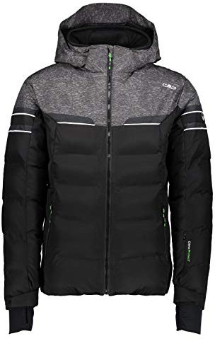 CMP Herren Jacke Thinsulate Twill 5000 Skijacke, Nero, 58, 38W0567