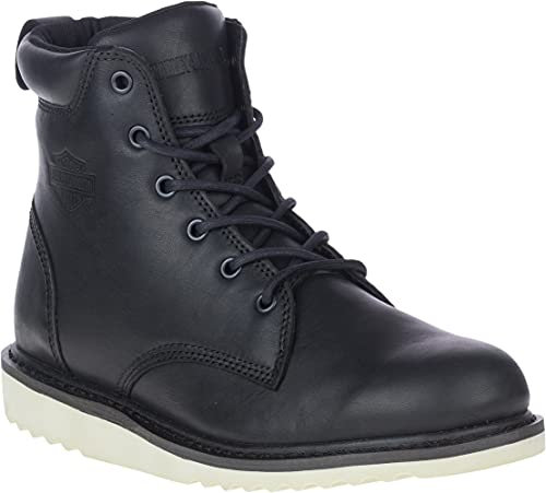 HARLEY-DAVIDSON FOOTWEAR Midland motorcykel ridsko för män, Svart svart svart, 39.5 EU