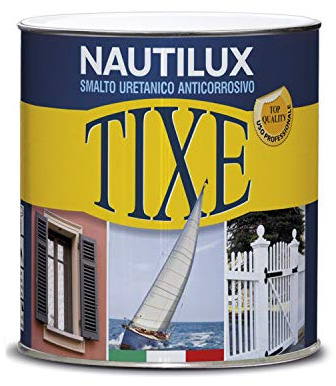 TIXE NAUTILUX Smalto Uretanico Anticorrosivo – Alta Resistenza per Legno, Metallo e Plastica, Finitura Superiore, Grigio Ferro 25 LT