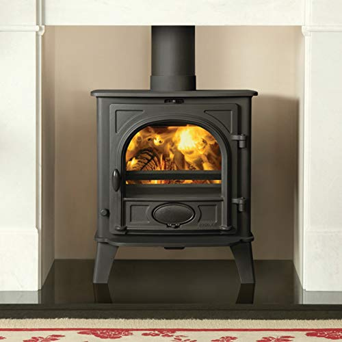 Stovax Stockton 5 - Vetro per stufa, 282 mm x 227 mm, alta definizione, alta definizione