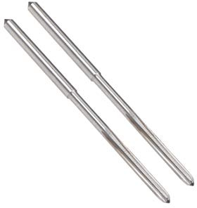 sourcing map 2St Spannreibahle HSS Kobalt M35 Drehmaschine Reibahle 1,7mm | D4 4 Gerade Flöten, HSS Kobalt M35, D4, 4, Gerade Flöten