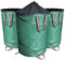 VOUNOT® Lot de 3 Sac de Jardin Pop up en Polyéthylène avec Poignées Seau Réutilisable Yard Feuille Sacs de déchets Jardin Ultra Résistants Pliable Poubelle de jardin Robuste Vert