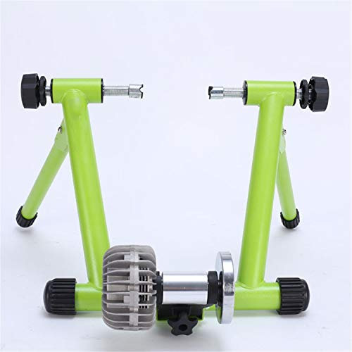 BAtlam Indoor Cycle Übungstrainer, Faltbare Plattform-Fahrradrolle mit Flüssigkeitswiderstand, Magnetic Power Riding Road Station, kompatibles Rad von 26-29 Zoll 700C-Fahrrädern