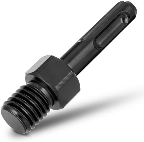 KSEIBI 617073 SDS-Plus Industrial Drill Bit Adapter for Holesaw and Diamond Core Bits, 5/8-11 Male
