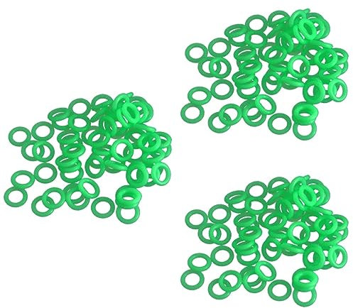 BESPORTBLE 3 Sets Camping Zelt Hering Ringe Fluoreszierende Zelt Ringe Nacht Sichtbarkeit und Sicher 200 Stücke * 3