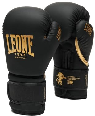 LEONE 1947 Guante de Boxeo Negro 10 oz