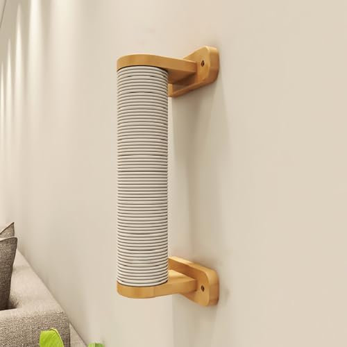 DYUNCZ Kletterwand Katzen, Katzen Wandelemente, Catwalk Katze, Katzenwandstufen Mit Hanfseil Überzogen, Katzenwandtreppen, An Der Wand Montierte Katzenhängematte (Color : Column)
