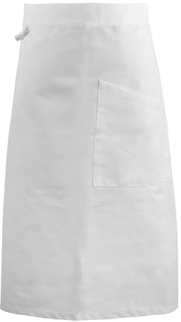 Ehuihuan Kochschürze, Küchenschürze Damen Herren, Kellnerschürze, Schürzen Gastronomie Wasserdicht, Grill Schürze Männer, Apron for Men Women, Backschürze mit Tasche für Restaurant 66x70cm