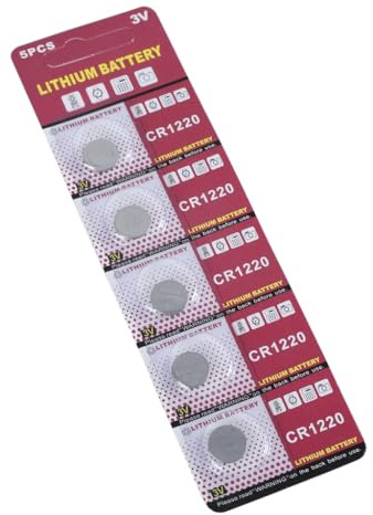 Piles bouton CR1220 puissantes 3 V avec design de stockage sûr Piles CR1220