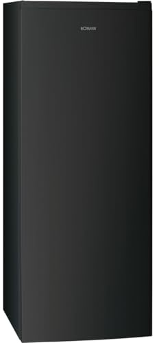 Bomann Congélateur 161L Noir GS7343 - Total No Frost, Système MultiAirflow, 3 Tiroirs, Contrôle Électronique, Super Congélation, 39 dB, Réversible, 220-240V