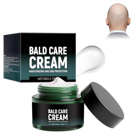 WYOSMALL Crème de soin pour la tête, Soin Réparateur Cuir Chevelu, Anti-Irritations & Brûlures Rasoir, Effet Matifiant Naturel, Pour Tête Chauve, Barbe et Visage