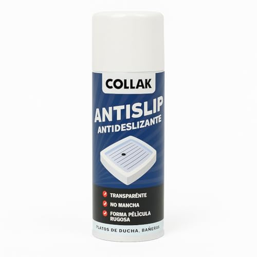 Galyon Collak - Spray Antideslizante Epoxi ANTISLIP – Barniz Transparente de Alta Adherencia para Cerámica, Gres, Madera y Más – 200 ml – Efecto Antideslizante Duradero