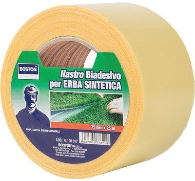 1 PZ NASTRO PRATO ERBA SINTETICA BIADESIVO BOSTON MM 75 ML 25