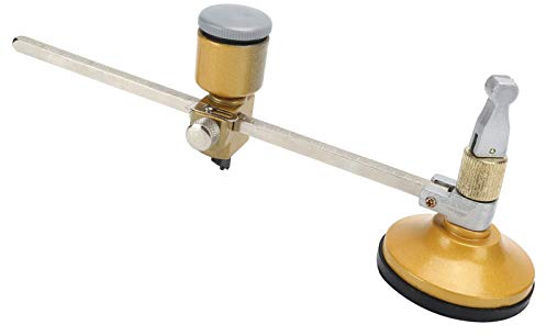 Cosiki Tagliavetro Circolare con Compasso Regolabile per un Taglio Preciso, Ideale per L'uso Domestico, Adatto a Vetri di Spessore 2-10 Mm, per gli Appassionati del Fai da Te