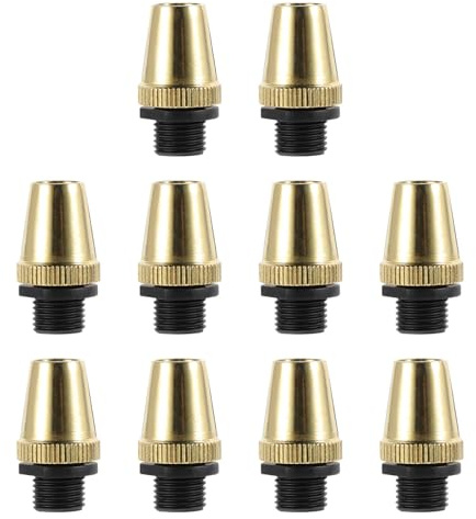 YOSADIER Accessoires Setup Suspendre Lumineuse Presse-étoupes en Fer et Pc, Clips pour Câble de Verrouillage Haute Dureté, Lot de 10 Pièces pour Lustres et Lampes Suspendues