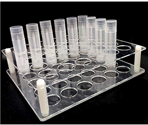 Super Idee Leer Lippenbalsam selber machen Set mit Lippenstift Füllung Halter und Etiketten 30 Stück durchsichtiger Lippenbalsam Hülsen für selbstgemachten Lippenpflegestifte DIY Lippenstifthülsen