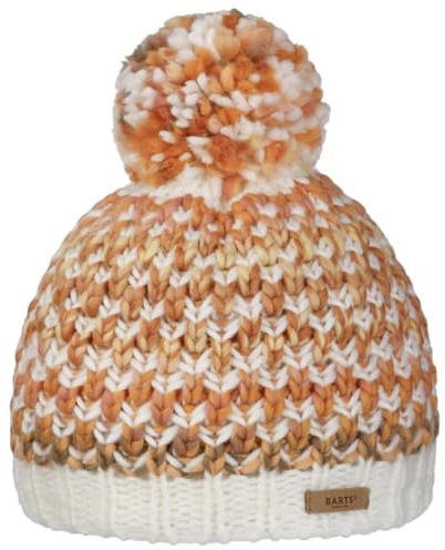 Barts Strickmütze Nicole Wintermütze mit Bommel 1955 Apricot 11