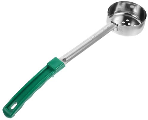 MAGICLULU CuillèRe À Sauce En Acier Inoxydable Avec Trous, CuillèRe De Portion Pour Pizza, Sauce, Et Condiments, 4 Oz, Vert