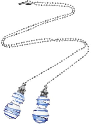 UPKOCH 2 Piezas Colgante con cordón Cadena de cuentas Forma de calabaza cadena de tracción del interruptor extensor de cadena decoración ventilador de techo colgante de cadena esférico