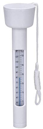 Thermomètre pour bain à remous - Weppduk - Thermomètre pour piscine flottante portable, étanche, lecture facile avec cordon pour