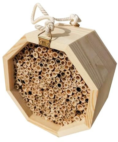 Holz Insektenhaus Hotel Bienenhaus Bienenstock Lebensraum Outdoor Garten Höfe Wabenzimmer Nester Box Insektenhaus