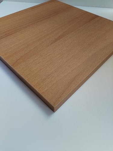 Generico Pannello Truciolare Nobilitato Noce chiaro Bordato su 4 lati mm 18 Varie Misure (1, cm. 250 x 60)