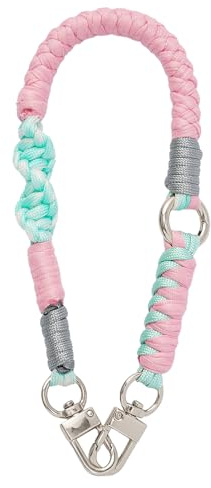 CHUQING Handykette Kurz Handgelenk Handyband Universal Schlüsselband | kurze Handykette fürs Handgelenk, universelles geflochtenes Handyband mit Schlüsselband