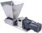 Electric Grain Grinder Stainless Steel Electric Grain Crusher 60W Powder Machine Barley Grinder 2 Roll Malt Mill Grain Crusher Suitable for Grains Corn Barley