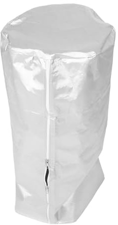 NULYLU Housse de Protection en Tissu Argenté Étanche et Résistante aux Intempéries Plusieurs Styles pour Bouteille de Gaz 15kg Rangement Extérieur Camping