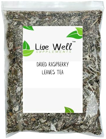 Live Well Supplements Raspberry Leaf Loose Herbal Tea, Premium Quality (50g)