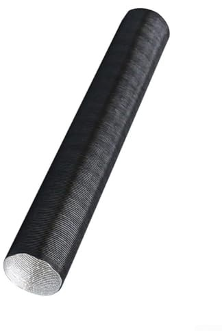 Yuanpgky 50 mm Aluminiumfolie Heizk Lufteinlassschlauch, schwer entflammbar und stoßfest, flexibles Lüftungsrohr, kompatibel mit Webasto Dieselheizungen (300 cm)