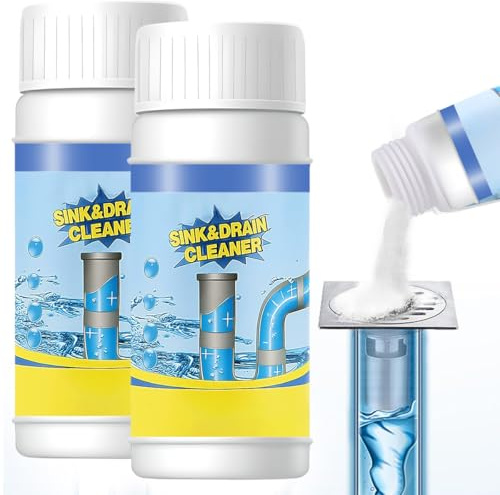 Abflussreiniger Schaum Extra Stark, 2025 Neu Rohrreiniger Extrem Stark, Sink Und Drain Cleaner Mit Aktivschaum Hochwirksamer Rohrreiniger Für Küche Bad Toilette Balkon (2)