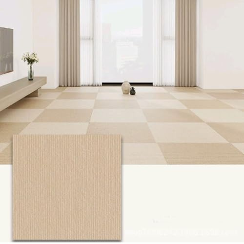 Azulejos autoadhesivos para pared, Losetas de alfombra autoadhesivas multicolor 30 x cm (paquete 5, 10 y 20 unidades)(Khaki,5 tiles)