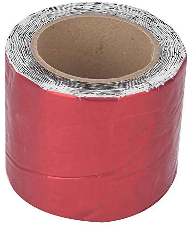 Garosa 10x500cm selbstklebendes wasserdichtes Klebeband Aluminiumfolie Stark klebendes Dichtmittel Dichtungsband für Dachwandrisse Leckreparatur(Karierte Aluminiumfolie),Isolierband