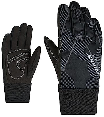 Ziener Kinder Unico Crosscountry Handschuhe, Gray Ink camo, L