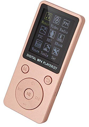 MP4 Player, Anti-skid Touching Portable Music Player Various Language Support Music Radio Recording Video Long Standby Video Player Built in Card Slot in MP4
