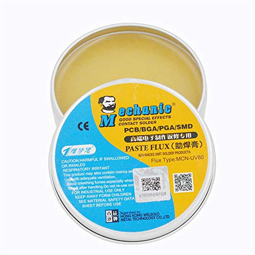 TuToy Meccanico Mcn-Uv80 No-Clean Pasta Per Saldatura Flusso Di Saldatura Stagno Bga Flusso Di Saldatura Elettrico Per Pcb Bga Smd - 3 Pezzi