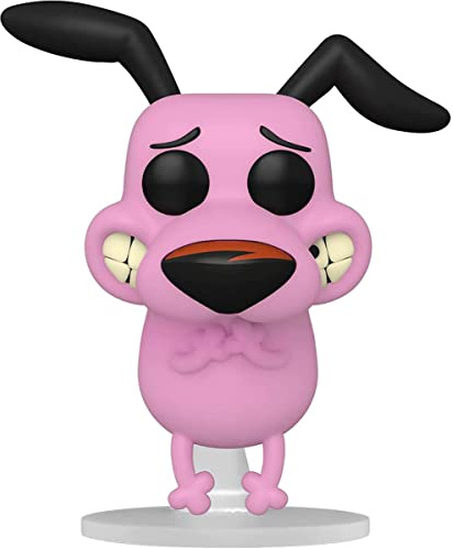 Funko Pop! Animation: Courage - Courage The Cowardly Dog - Figura in Vinile da Collezione - Idea Regalo - Merchandising Ufficiale - Giocattoli per Bambini e Adulti - TV Fans