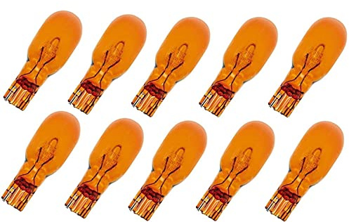 10x Jurmann WY16W 12V Original Orange Halogen Ersatz Birne für Blinker Bremslicht Hecklicht Rückfahrlicht - E-geprüft